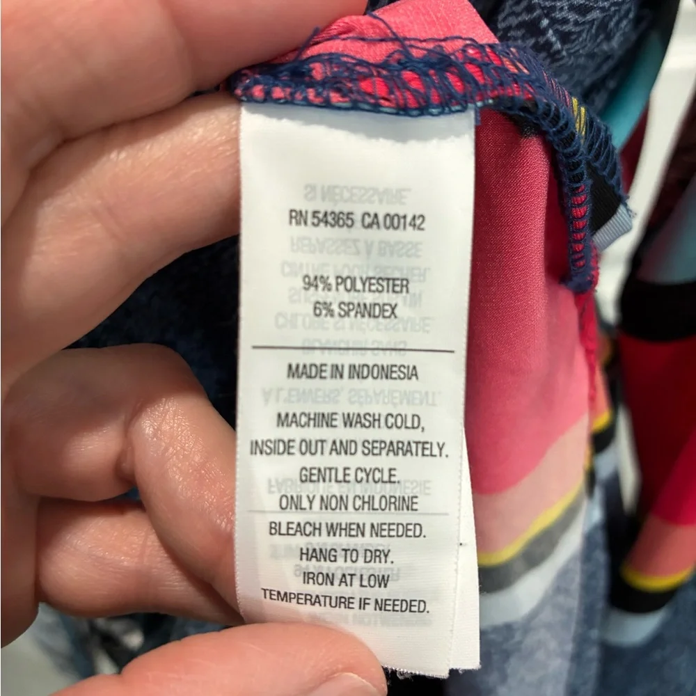 Vibrant Floral and Striped Button Down Shirt - Picture 5 of 7